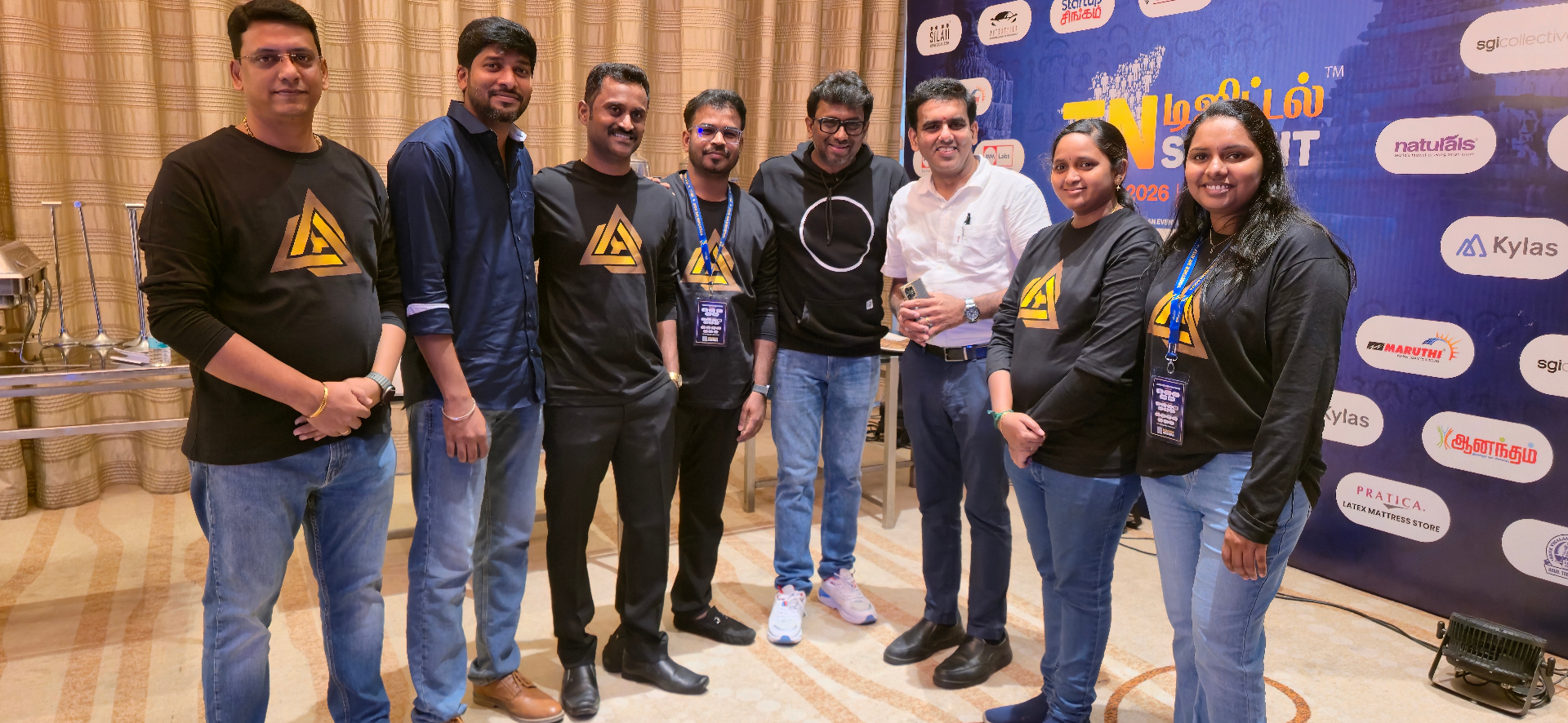 With the Aakam team