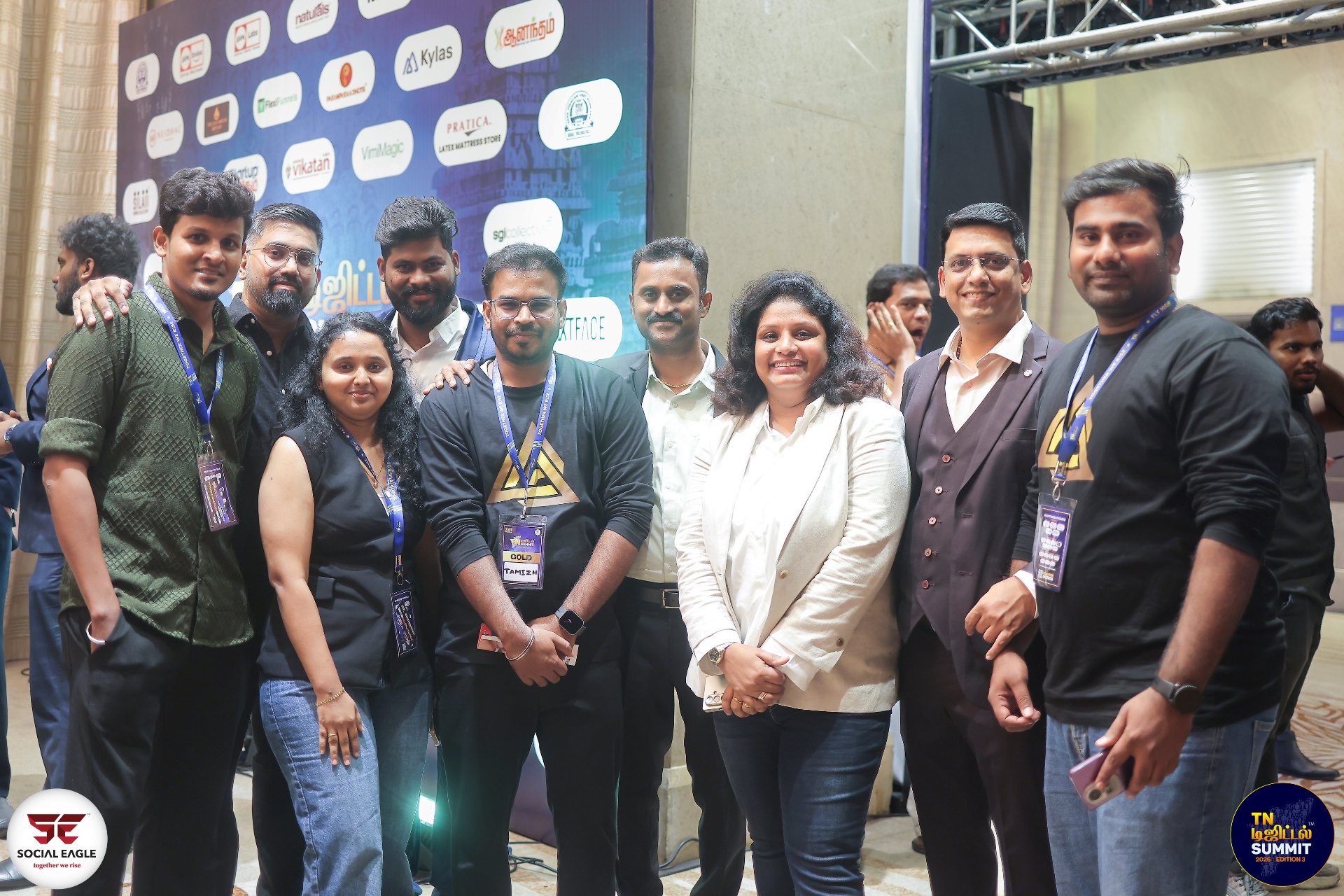With founders and creators backstage